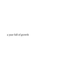 a white background with the words a year full of growth