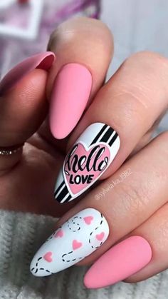 Valentines Nail Art, Nail Designs Fall, Chrome Nails Designs