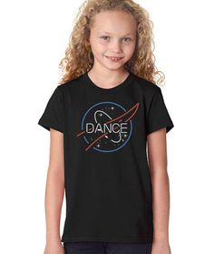 Whether you do hip hop, jazz, ballet, or contemporary, you will want this far out shirt with a modern DANCE take on a popular space age logo. Wear it to and from dance class or wherever your dance journey may take you. These are unisex tees so sizing is more like men's and boys tees. Logo Wear, Modern Dance, Boy Tees, Dance Class, Space Age, Muscle Tees, Out Of This World, This World, Dancer