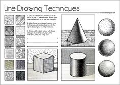 the drawing techniques manual for beginners to learn how to draw and paint shapes with pencils