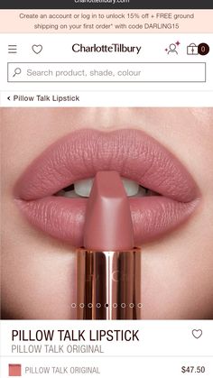 Lipstick Pillow Talk, Nude Pink Lipstick, Pillow Talk Lipstick, Charlotte Tilbury Pillow Talk