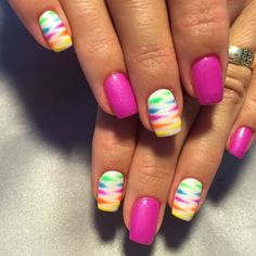 Nail Art Designs For Summer, Spring Pedicure, Summer Nails 2023, Feather Nails, Summer Gel Nails, Lavender Nails, Vibrant Nails, Cute Gel Nails