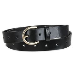 The perfect addition to your accessory collection, this Levi's women's belt will sculpt your silhouette and perfect your look. The Levi's Women's belt collection features stylish straps and unique buckles to compliment your jeans, trousers or dresses. This belt can be used to dress up or dress down, complete your look and stay on trend with Levi's belts. Size: L.  Color: Black.  Gender: female.  Age Group: adult. Belt Collection, Womens Leather Belt, Red Belt, White Belt, Women's Belt, Levis Women, Casual Black, Belt Size, Black Belt