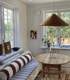 a living room filled with furniture and a wooden table