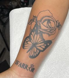 Tattoo Ideas Female Forearm Meaningful, Small Meaningful Tattoos Black Women, Mother And Daughter Tattoos Black Women, Medium Sized Tattoos For Women, Tattoos For Women Small Meaningful, Rose And Butterfly Tattoo