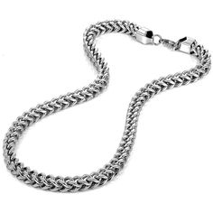 PRICES MAY VARY. ✔ WEAR IN STYLE: This stainless steel metal necklace chain is fashionable in its link chain design and goes well with any wardrobe. ✔ PERFECTLY SIZED This necklace measures 21 inch (53.3 cm) in length which will sit nicely at the bottom of your neck ✔ QUALITY MATERIAL: Made from durable stainless steel this necklace will last a lifetime. Stainless steel will not tarnish, oxidize, corrode or rust, making it one of the most durable materials for jewelry ✔ GIFT BOX INCLUDED Give th Stainless Steel Necklace Men, Silver Stainless Steel Cuban Link Chain Necklace, Silver Metal Chain Necklace With Wheat Chain, Stainless Steel Wheat Chain Necklace, Silver Necklaces Men, Urban Jewelry, Mens Chain Necklace, Metal Necklace, Chain Silver