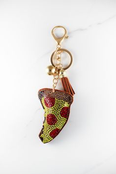 Bag Charm Length from hook to bottom of charm 6" Rectangular Bag Charm With Lobster Clasp For Everyday Use, Green Bag With Keychain For Everyday Use, Green Everyday Bags With Keychain, Rectangular Travel Bag With Keychain, Daily Use Brown Bag With Keychain, Ring Icon, Chevron Earrings, Chevron Bracelet, Chevron Necklace