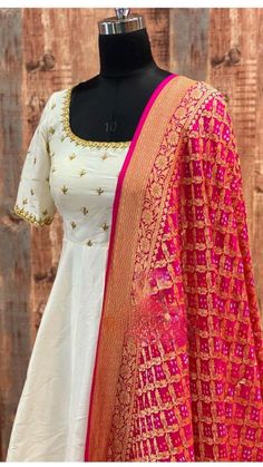 *Festival Special 🎉 launching gown and Dupatta👩‍❤️‍💋‍👩 *  *Beautiful 3 colors*  • 1. Love ❤️ red  • 2. Pinky pink 💗  • 3. Sky Wine 💜  *Febric details:-*  • Tapeta silk Febric  • With lining attached 💓  • Bautiful embroidery work on nack  • Creap Digital printing Dupptta 💝  👩‍❤️‍💋‍👩👩‍❤️‍💋‍👩👩‍❤️‍💋‍👩👩‍❤️‍💋‍👩👩‍❤️‍💋‍👩👩‍❤️‍💋‍👩👩‍❤️‍💋‍👩👩‍❤️‍💋‍👩  • Size /- M (38)  • L. (40)  • Xl. (42)  • Xxl. (44)  Length:-  52”  *Price :- 699*  ❤️💜💖❤️💜💖  • Ready to ship 🚢  • Maltipal pics available Maggam Work For Anarkali Dresses, Long Anarkali Gown Indian With Dupatta, Long Length Dresses Indian, Indian Women Clothing, Long Anarkali Gown, Dress Designs For Stitching, Frock Designs, Designer Anarkali Dresses