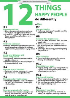 Stephen Covey ...12 Things Happy People Do Differently! LOVE THIS! Daglig Motivation, Appreciate What You Have, Stephen Covey, College Stuff, Expressing Gratitude, Life Coaching, Dance Class, Frugal Living, Happy People