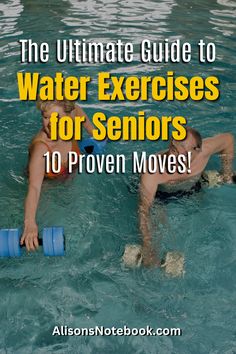 the ultimate guide to water exercises for seniors 10 proven moves by alons net book