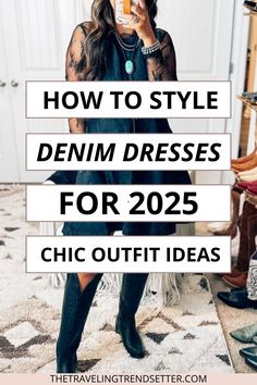 Get ready to embrace the Denim Dress trend for 2025! Perfect for Women's Fashion enthusiasts, this post showcases Women's Style ideas for styling denim in modern and versatile ways. Discover how to create standout outfits that keep you fashionable and on-trend all year long.