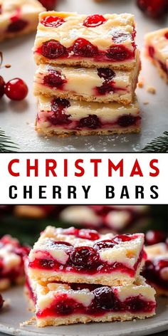 Looking for the ultimate holiday dessert? 🎅 These Christmas Cherry Bars are your answer! With vibrant cherries and a rich crust, they’re the perfect blend of sweet and tart. 🍒✨ Add them to your holiday baking list now! #HolidayRecipes #CherryDesserts #ChristmasTreats #BakingFun 🎂 Holiday Baking List, Baking List, Cherry Desserts, Italian Christmas, Holiday Dessert