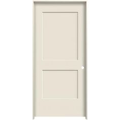 a white door on a white background