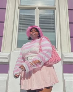 Plussize Aesthetic, Plus Size Aesthetic Outfits, Soft Girl Aesthetic Outfit, School Ootd, Look Plus Size, Plus Size Outfit, Alt Fashion, Pink Outfits