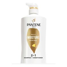 Pantene Daily Pro-V Moisturizing 2-in-1 Shampoo + Conditioner is designed to provide both cleansing and conditioning in a single step. This 27.7 oz bottle combines the benefits of a shampoo and a conditioner, aiming to simplify your hair care routine. The formula is enriched with Pro-V nutrients to help nourish and hydrate your hair, leaving it feeling soft and manageable. It’s particularly suited for daily use and is formulated to address dryness, giving your hair a moisturized and healthy appearance. Ideal for those looking for a convenient solution that cleanses while also providing conditioning benefits. Maternity Intimates, Moisturizing Shampoo, Spa Hot Tubs, Shampoo Conditioner, Hair Care Routine, Wet Hair, Hair Care Shampoo, Hair A, Dry Hair