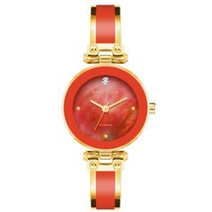 in stock Red Watches With Diamond Hour Markers, Elegant Red Watch For Gift, Elegant Red Watch As Gift, Red Watches With Diamond Hour Markers As Gift, Movado Womens Watch, Faces Band, Louis Vuitton Watches, Dior Watch, Red Bangles