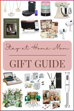 the gift guide for home moms is featured in this post - it - up