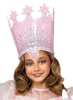 Find many great new & used options and get the best deals for Wizard of Oz: Glinda The Good Witch Deluxe Crown - Rubies at the best online prices at eBay! Free shipping for many products! Glinda The Good Witch Crown, Glinda Crown, Glinda Good Witch, Wizard Of Oz Glinda, Wizard Of Oz Witch, Glinda Costume, Witch Crown, Kids Witch Costume, Princess Leia Hair