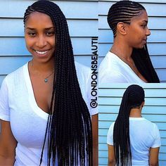 Protective Style Braids, Cornrow Braid Styles, Braids For Black Women, Girl Short Hair