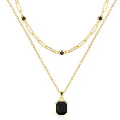 PRICES MAY VARY. 【Gold Layering Necklaces】: The layered choker necklaces is composed of two separate chains. The short necklace is a paperclip chain wearing zircon and the long chain is inlaid with a rectangular single crystal pendant. You can choose one or two to wear together. 【High Quality Material】: The crystal necklace is made of 18K gold-plated brass and crystal, nickel-free, lead-free and hypoallergenic, the outer rhinestone pendant necklace is simple and elegant, suitable for various wea Gold Layering Necklaces, Gold Layered Necklaces, Emerald Green Jewelry, Formal Necklace, Paperclip Necklace, Layered Choker Necklace, Layering Necklaces, Green Pendants, Green Jewelry