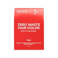 Embark on an eco-friendly hair adventure with Brite's Zero Waste Hair Color – where vibrant shades and environmental responsibility unite. Our groundbreaking 100% compostable hair dye range, now in Rose, Red, and Pastel Blue, lets you express yourself with bold, beautiful colors while championing sustainability. Each formula is enriched with Bentonite and Cornstarch for hair that's not only colorful but also hydrated and smooth. Whether you're after a subtle hue or a dramatic transformation, sim Punky Color, Hair Color Spray, Box Dye, Target Beauty, Color Dream, Temporary Hair Color, Color Spray, Vegan Hair, Dark Blonde Hair