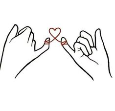 two hands holding together with a heart in the middle