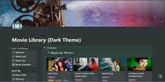 the movie library dark theme for wordpress