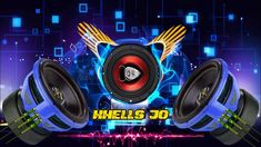 two speakers with the words hell's 30 on it and an image of arrows