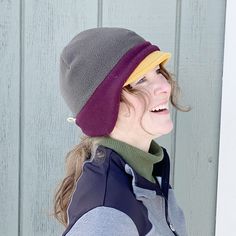 "LOVE this hat. No worries about cold ears next Winter. Excellent customer service when I had a question about color. I would purchase from here again. Thanks" - Tammy, MI Women's Stylish Fleece Beanie Hat A Trio of Colors Hat that fashionable for Winter. This anti-pill fleece newsboy hat is designed with function, style and you in mind. Need more color in your life? Yes! Triple your fun in the new fleece hat color combo in a pre-selected trio of yummy fleece colors! Whether you're shoveling the Windproof Beanie Hat One Size, Adjustable Beanie With Ear Flaps For Outdoor, Windproof Beanie One Size, Casual Beanie With Ear Flaps For Outdoor, Casual Windproof Hat With Ear Flaps, Warm Beanie With Ear Flaps, One Size, Adjustable Fleece-lined Hat With Ear Flaps, Adjustable Hats With Fleece Lining And Ear Flaps, Windproof Hats With Ear Flaps For Cold Weather