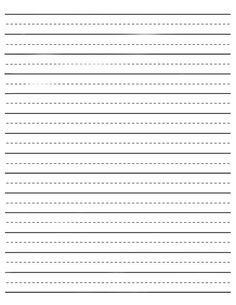 lined paper with lines and dots on the bottom, in black and white colors for writing