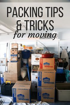 moving faq our experience listing, selling, and buying boxes with the words moving faq on it