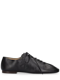 Find LEMAIRE 10mm Souris Leather Lace-up Shoes on Editorialist. 10mm Heel. Leather upper. Front lace-up closure. Leather sole Plain Toe Oxfords With Lace-up Fastening For Derby, Leather Lace-up Shoes For Derby, Plain Toe Oxfords With Front Lace-up For Derby, Formal Lace-up Oxfords With Front Fastening, Formal Oxford Shoes With Lace-up Fastening, Elegant Lace-up Shoes With Vibram Sole, Leather Lace-up Evening Oxfords, Leather Lace-up Oxfords For Evening, Evening Lace-up Leather Oxfords