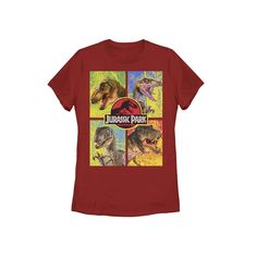 You'll look dino-mite sporting this juniors' Jurassic Park tee. Crewneck Short sleevesFABRIC & CARE Cotton Machine wash Imported You'll look dino-mite sporting this juniors' Jurassic Park tee. Licensed Character You'll look dino-mite sporting this juniors' Jurassic Park tee. Size: Xxl. Color: Red. Gender: female. Age Group: kids. Material: Cotton Blend. Face Time, Womens T Shirt, Jurassic World, Jurassic Park, Perfect Party, Kids Dress, Parka, Cotton Blend, Womens Sizes