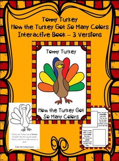 a turkey themed book with the title how the turkey got 3 versions