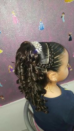 Bun Men, Cute Wedding Hairstyles, Hairstyles For Kids Black, Hairstyles For Kids, Kids Black, Toddler Hair