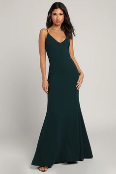 Shop Dresses for Weddings | Wedding Guest Dresses - Lulus Lulus Maxi Dress, Green Maxi Dress, Lulus Dresses, Formal Dresses Gowns, Green Maxi, Backless Maxi Dresses, Floral Print Maxi Dress, Maxi Knit Dress, Maxi Dress Green