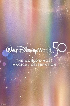 the cover to walt's 50th anniversary celebration