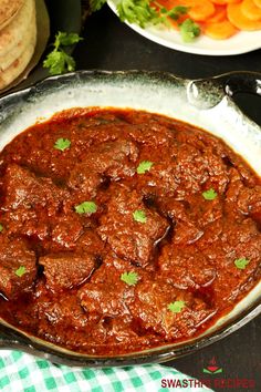 Lamb Vindaloo Recipe (Goat Vindaloo) Lamb Vindaloo Recipe, Lamb Vindaloo, Lamb Roast Recipe, Vindaloo Recipe, Goat Recipes, Artisan Breads, Indian Dinner, Goan Recipes