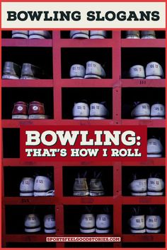 the cover of bowling that's how i roll, with several rows of shoes lined up