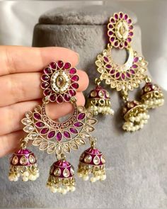 Pakistani Wedding Jewelry, Pakistani Wedding, Indian Jewellery, Dark Purple, Wedding Jewelry, Purple