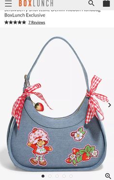 Denim Handbags, Strawberry Fruit, Karate Kid, Strawberry Shortcake, New Toys, New Bag