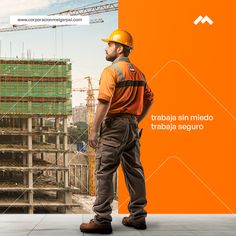 a man standing in front of a construction site