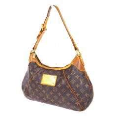 LOUIS VUITTON LV Logo Thames GM Shoulder Bag Monogram Leather Brown France M56383       ( Monogram leather,side leather, top leather,shoulder strap base leather has cracks. Please check a photograph and the text carefully.   )   SKU ( HR515 JW4  ) 👜DETAILS👜   BRAND LOUIS VUITTON STYLE Shoulder Bag COLOR / MATERIAL Brown/Monogram Leather   COUNTRY OF MANUFACTURE  France SERIAL NUMBER AR2150 DIMENSION SIZE ( inch ) W  15.7 x H 10.2 x D 2.4   " (approx.) SIZE ( cm ) W  40 x H 26 x D 6  cm (approx Lv Logo, Lv Handbags, Monogrammed Leather, Dior Shoes, Brown Canvas, Canvas Shoulder Bag, Lv Bag, New Bag, Leather Top