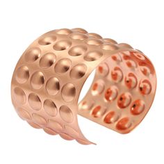 Brushed Copper Bubble Wrap Cuff Bracelet - johnsbrana - 3 Large Gold Earrings, Contemporary Jewellery Necklace, Contemporary Bracelets, Statement Cuff Bracelet, Brushed Copper, Copper Cuff Bracelet, Copper Cuff, Admit It, The Bubble