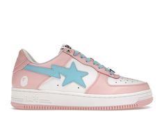 Pastel Mens Fashion, Bapesta Shoes, Bape Shoes, Bape Sneakers, Bape Sta, Ape Bape, Pretty Shoes Sneakers, Kawaii Style, Pink Men