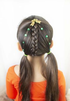 cute easy hairstyles christmas Holiday Hairstyles Easy, Short Hair For Kids, Easy Toddler Hairstyles, Hairstyles Girl, Easy Little Girl Hairstyles, Easy Hairstyles For Kids, Toddler Hairstyles, Cute Simple Hairstyles