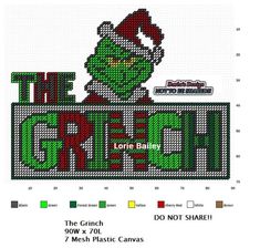 the grin movie poster cross stitch pattern