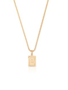 Scarlett Two Way Initial Plate Necklace – House of Jewels Miami Initial Tag Necklace, Gold Letter Necklace, Slip And Slide, Initial Necklace Gold, Plate Necklace, Gold Initial, Gold Letters, Letter Necklace, Pretty Jewellery