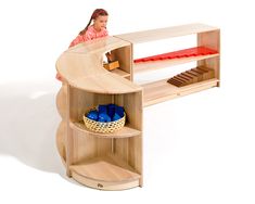 Wooden Corner Shelf, Chill Out Room, Classroom Wishlist, Toy Shelf, Library Bookshelves