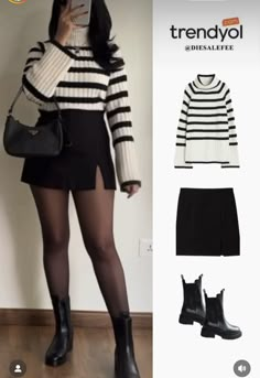 Shein Inspired Outfits, Fest Outfits, Fashion Outfits Casual, Stylish Winter Outfits, Classy Work Outfits